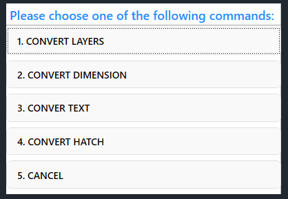 Convert styles in AutoCAD