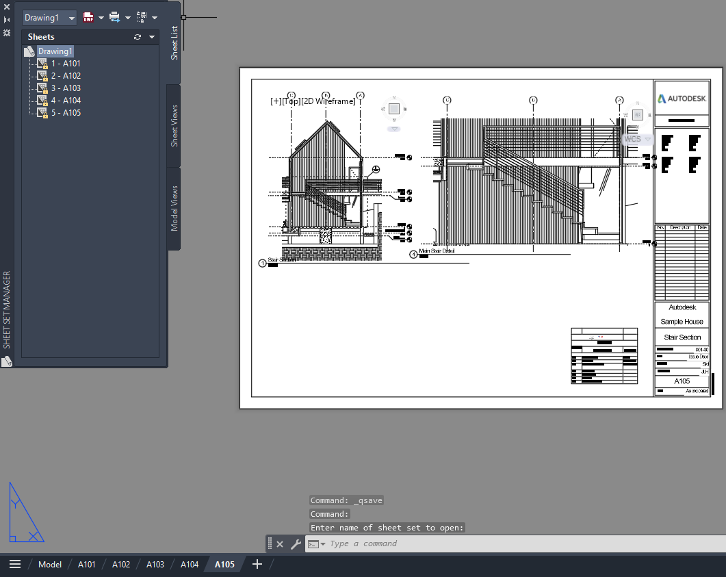 Create AutoCAD Sheet Set Manager