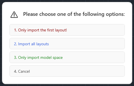 Merge drawings options in MLabs AutoCAD Plugin